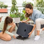 Βάση με Ρόδες για Γλάστρες Lechuza CUBICO 40