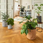 Γλάστρα Αυτοποτιζόμενη TRENDCOVER Cork 32 Όψης Φελλού Μπεζ