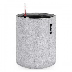 TRENDCOVER 23 Felt Light Grey Ø23x26.5cm Self-Watering Planter