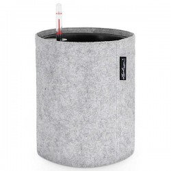 TRENDCOVER 32 Felt Light Grey Ø32x33cm Self-Watering Planter