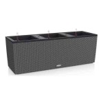 TRIO Cottage 30 Γρανίτης 100x32x(Υ)34cm Lechuza Αυτοποτιζόμενη Ζαρντινιέρα & Κασπώ - Αυτοποτιζόμενες Ζαρντινιέρες & Γλάστρες
