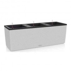 TRIO Cottage 30 Γκρι Ανοιχτό 100x32x(Υ)34cm Lechuza Αυτοποτιζόμενη Ζαρντινιέρα & Κασπώ - Αυτοποτιζόμενες Ζαρντινιέρες & Γλάστρες