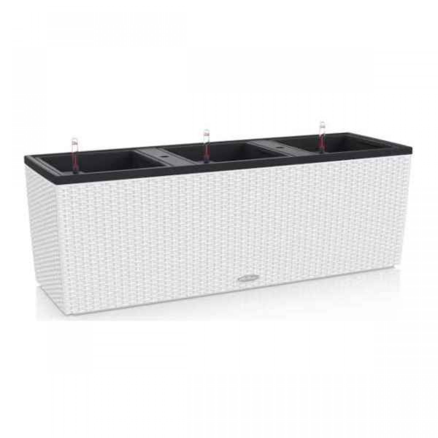 TRIO Cottage 30 Λευκή 100x32x(Υ)34cm Lechuza Αυτοποτιζόμενη Ζαρντινιέρα & Κασπώ - Αυτοποτιζόμενες Ζαρντινιέρες & Γλάστρες