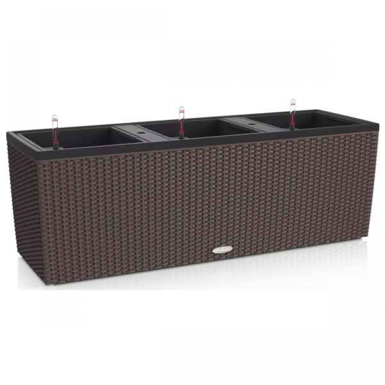 TRIO Cottage 40 Mocha 130x42x(H)44cm LECHUZA Self-Watering Planter Complete - Automatic Watering Planters & Containers