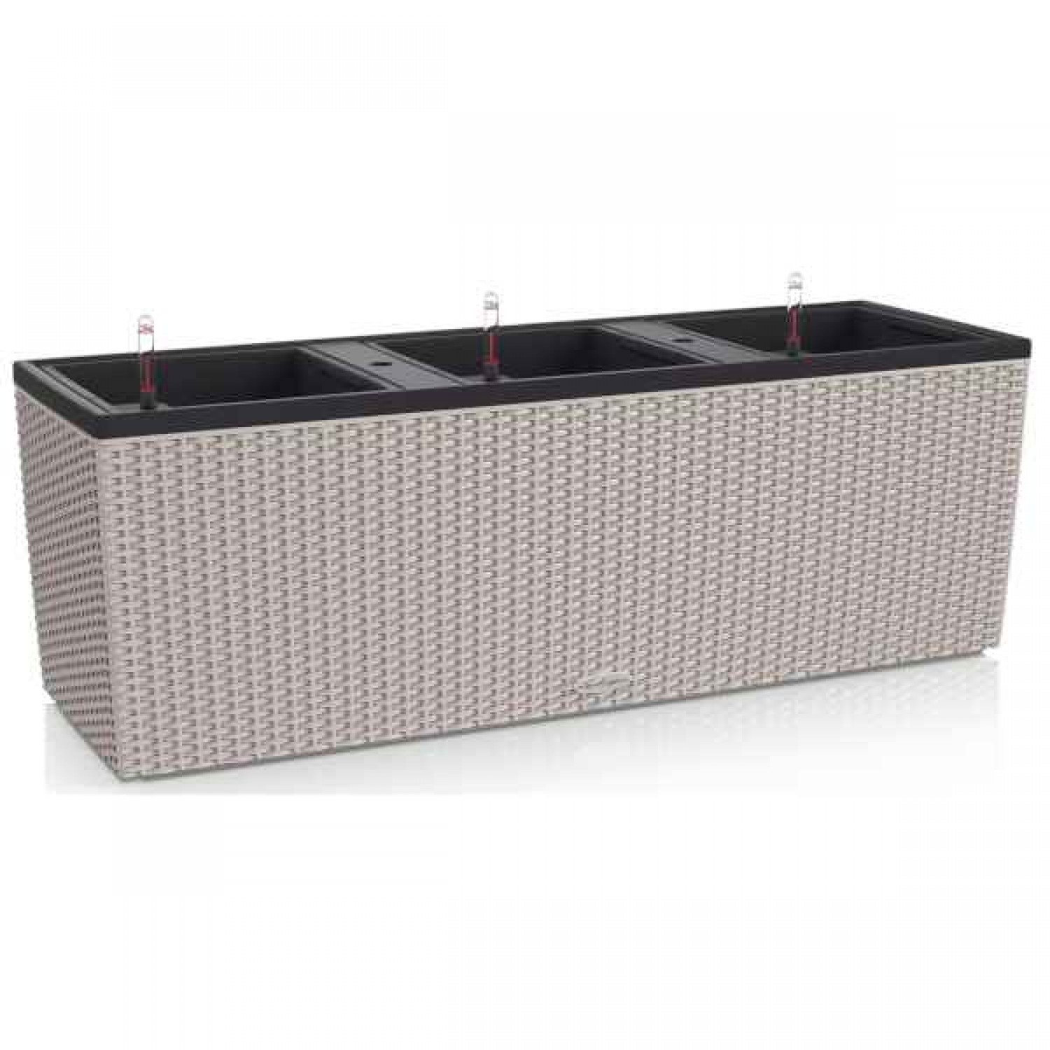 TRIO Cottage 40 Καφέ Άμμου 130x42x(Υ)44cm Lechuza Αυτοποτιζόμενη Ζαρντινιέρα & Κασπώ - Αυτοποτιζόμενες Ζαρντινιέρες & Γλάστρες