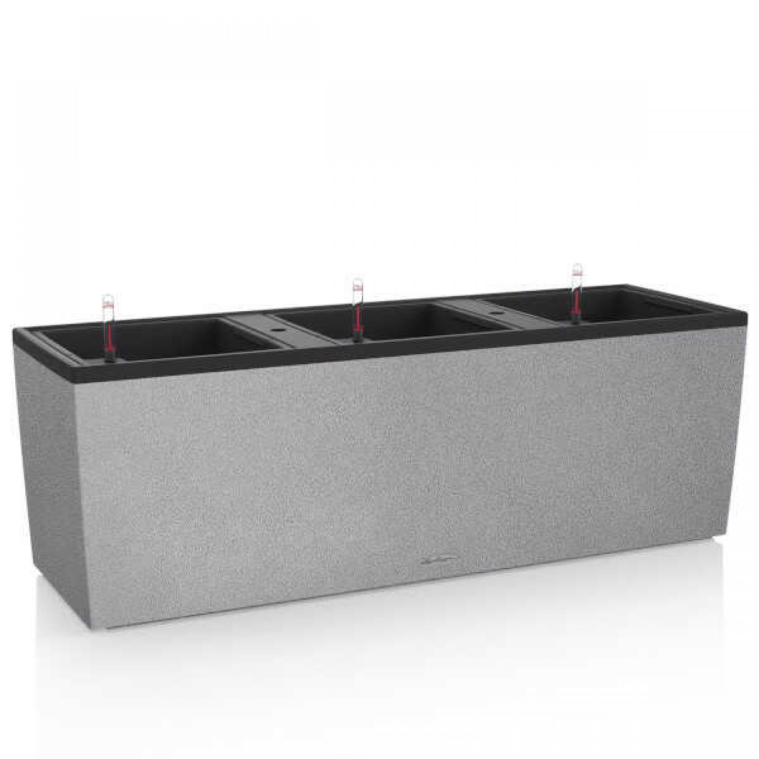 Ζαρντινιέρα Αυτοποτιζόμενη TRIO Stone 30 Γκρι 100x32,5x34,5cm