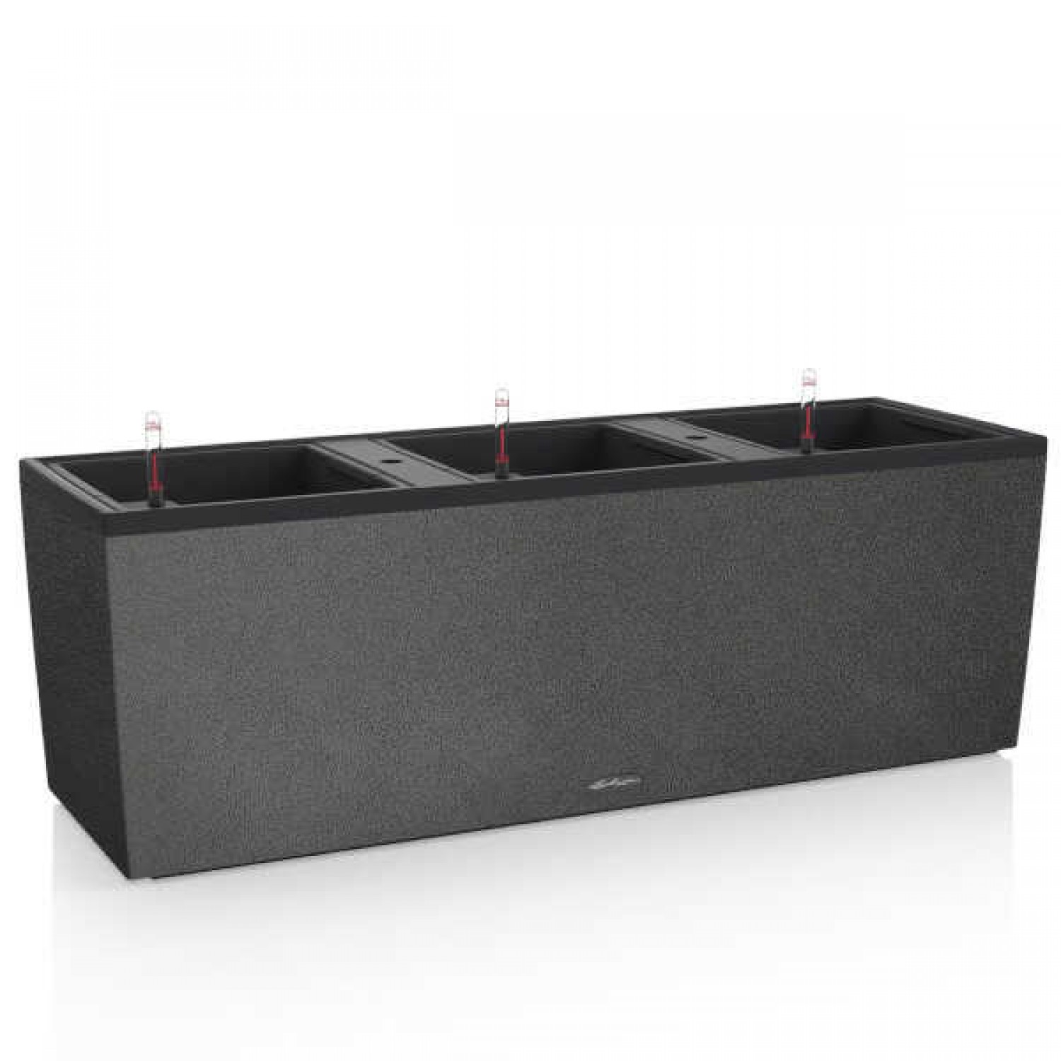 TRIO Stone 30 Black 100x32.5x34.5cm Self-Watering Planter