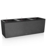 TRIO Stone 30 Black 100x32.5x34.5cm Self-Watering Planter