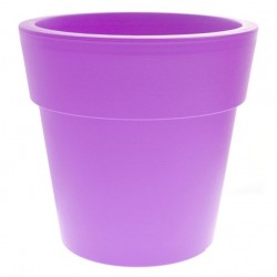 Linea Round Low Flower Pot Purple Colour Ø 40cm x 37.5cm(H) 