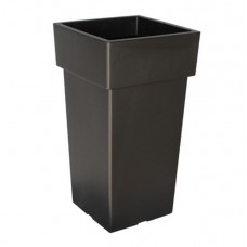 Square Linea Tall Flower Pot Anthracite Colour 62cm x 33cm x 33cm | Kipogeorgiki