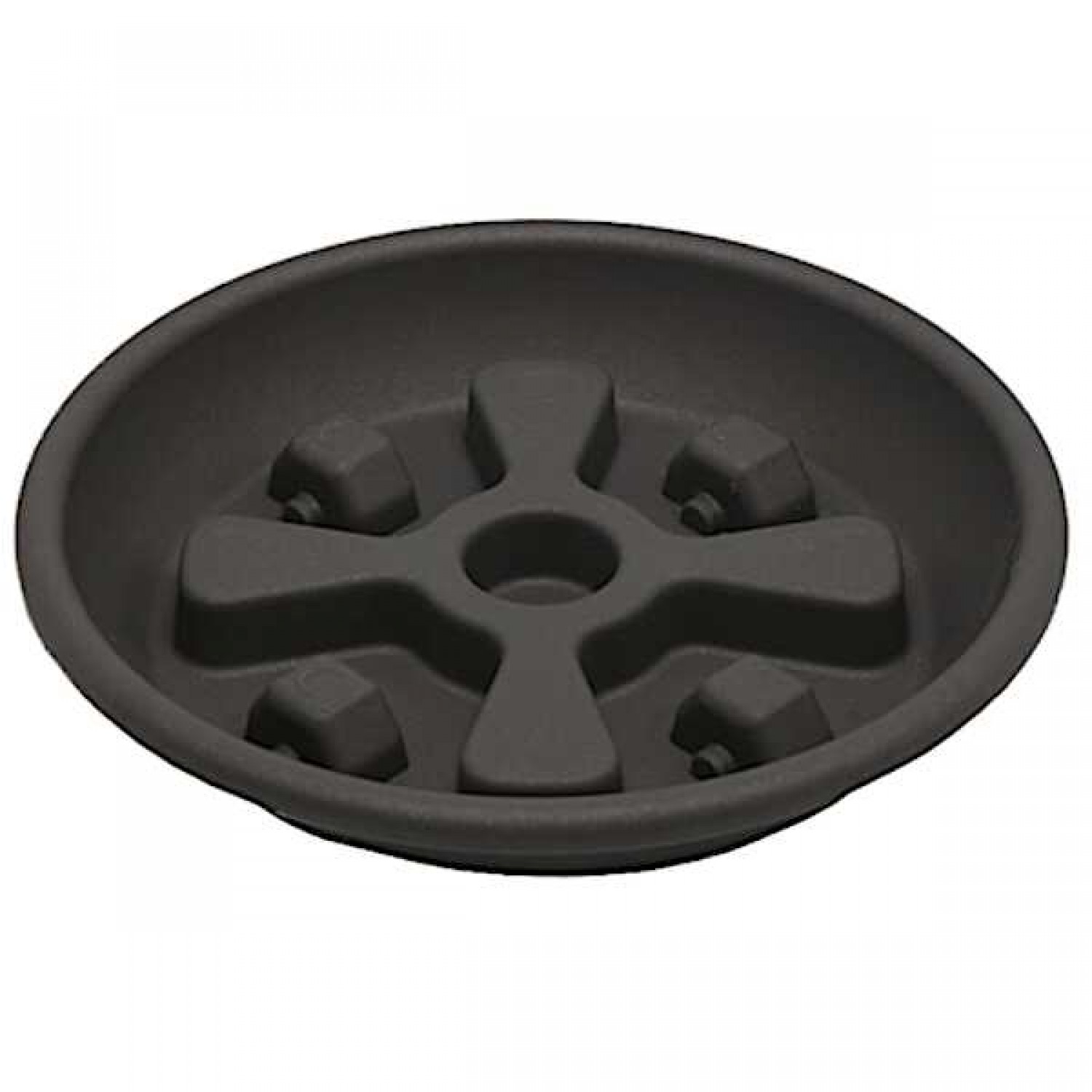 Saucer Wheels WS25 Anthracite Pot N83-N84 - Micplast Plastic Round Pots & Saucers Saucer Wheels WS25 Anthracite Pot N83-N84 Micplast