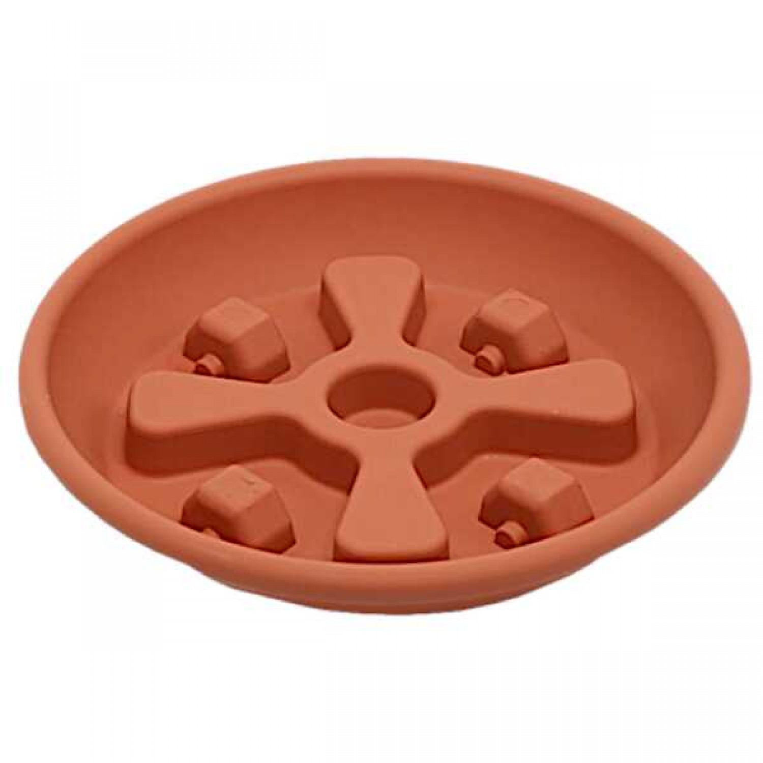 Saucer Wheels WS25 Terracotta Pot N83-N84 - Micplast Plastic Round Pots & Saucers Saucer Wheels WS25 Terracotta Pot N83-N84 Micplast