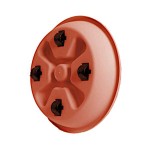 Saucer Wheels WS25 Terracotta Pot N83-N84 - Micplast Plastic Round Pots & Saucers Saucer Wheels WS25 Terracotta Pot N83-N84 Micplast