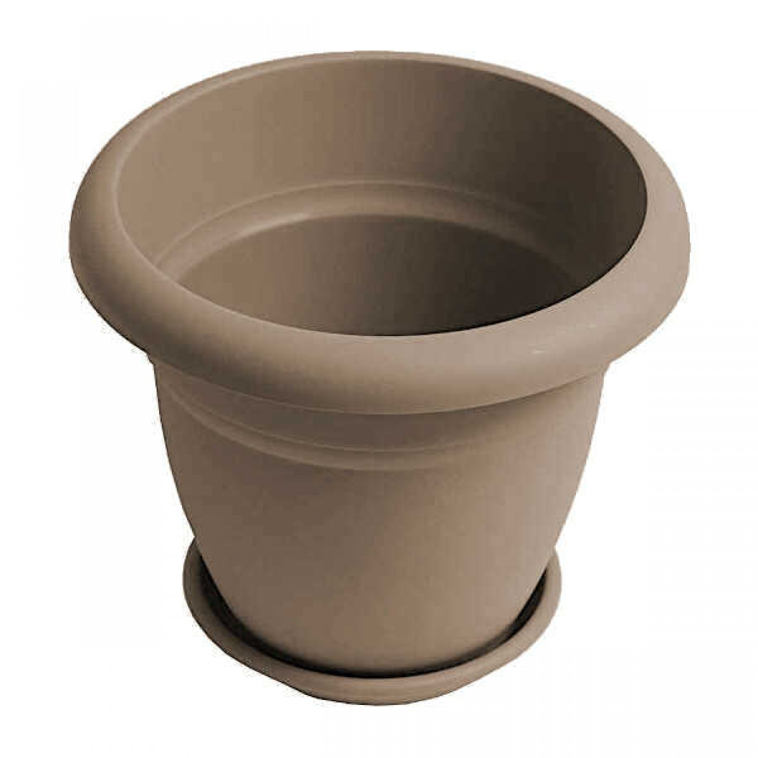 Στρογγυλή Γλάστρα N77 Μόκα Ø19x16cm Πλαστική Micplast - Αδιάβροχες Χρωματιστές Πλαστικές Γλάστρες Πλαστική Στρογγυλή Γλάστρα N77 Μόκα Ø19x16cm