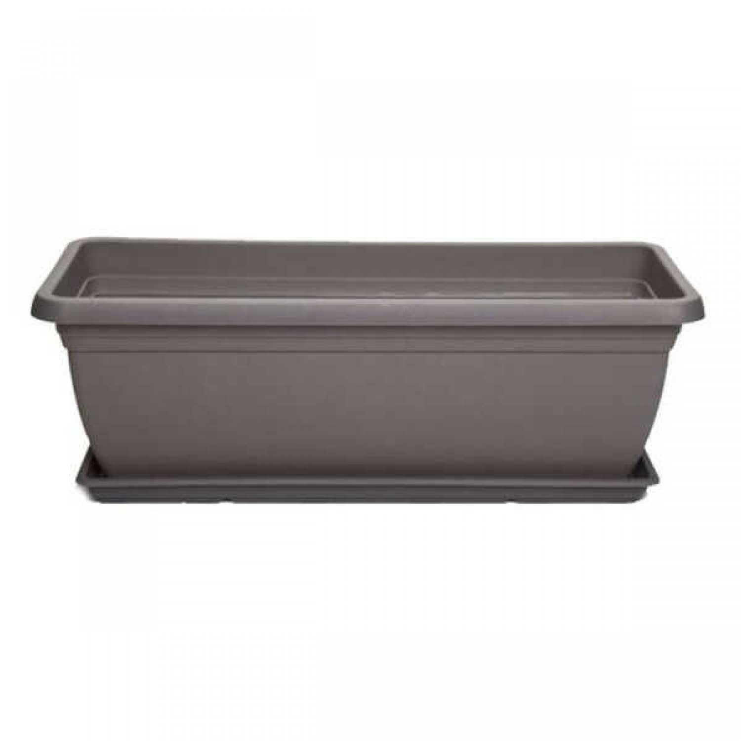 Πλαστική Ζαρντινιέρα Mojito 50 Ανθρακί 50x20x(Υ)17cm - Αδιάβροχες Πλαστικές Ζαρντινιέρες Πλαστική Ζαρντινιέρα Mojito 50 Ανθρακί 50x20x(Υ)17cm
