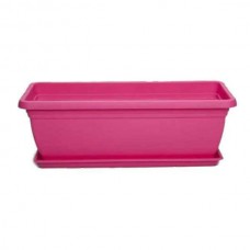 Πλαστική Ζαρντινιέρα Mojito 60 Φούξια 60x20x(Υ)17cm