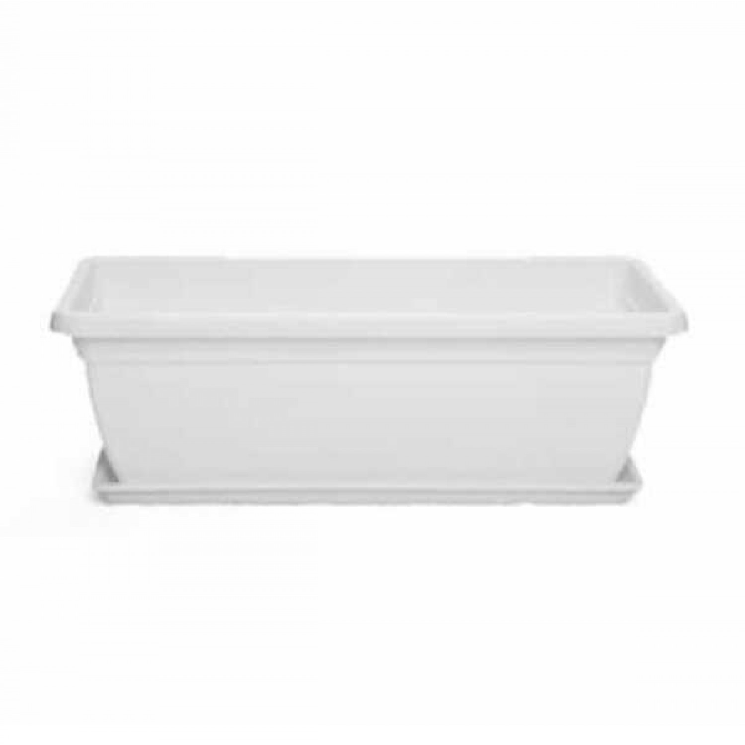 Πλαστική Ζαρντινιέρα Mojito 50 Λευκή 50x20x(Υ)17cm - Αδιάβροχες Πλαστικές Ζαρντινιέρες Πλαστική Ζαρντινιέρα Mojito 50 Λευκή 50x20x(Υ)17cm