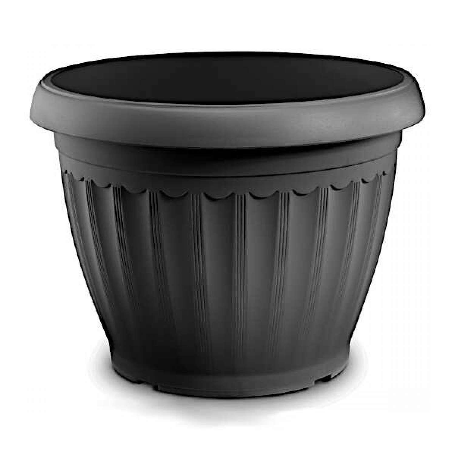 Plastona CORFU 640 Ø40x30cm Round Plastic Pot - Round Pots & Planters Plastona CORFU 645 Ø45x34cm Round Plastic Pot
