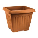 Πλαστική Γλάστρα CORFU SQUARE 50x50x(Υ)41cm Plastona