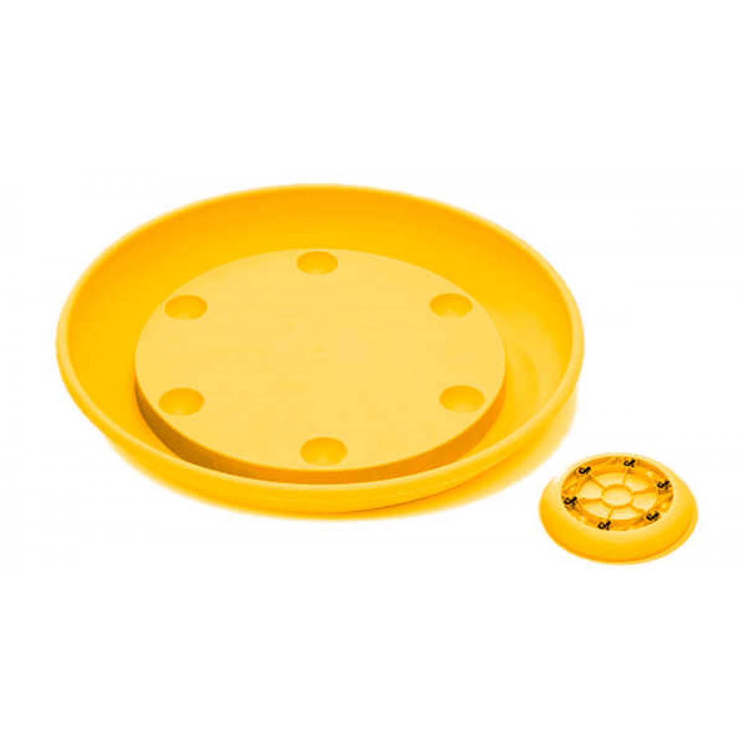 Plastic Saucer for Round Pots Plastona Wheels 935 - Synthetic Round Saucers Plastic Saucer for Round Pots Plastona Wheels 935