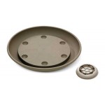 Plastic Saucer for Round Pots Plastona Wheels 935 - Synthetic Round Saucers Plastic Saucer for Round Pots Plastona Wheels 935