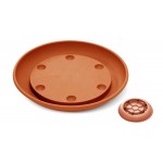 Plastic Saucer for Round Pots Plastona Wheels 935 - Synthetic Round Saucers Plastic Saucer for Round Pots Plastona Wheels 935