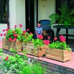 Rectangular Wooden Planters 33(H) x 40 x 90cm | Kipogeorgiki