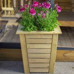 Wooden Conical Planter 77(H)x65x65cm Impregnated