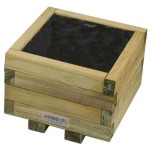 Ξύλινη Τετράγωνη Χαμηλή 21(Y)x40x40cm - Εμποτισμένες Τετράγωνες Ξύλινες Γλάστρες Ξύλινη Τετράγωνη Χαμηλή 21(Y)x40x40cm - Ξύλινες Γλάστρες