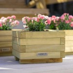 Ξύλινη Τετράγωνη Χαμηλή 21(Y)x40x40cm - Εμποτισμένες Τετράγωνες Ξύλινες Γλάστρες Ξύλινη Τετράγωνη Χαμηλή 21(Y)x40x40cm - Ξύλινες Γλάστρες