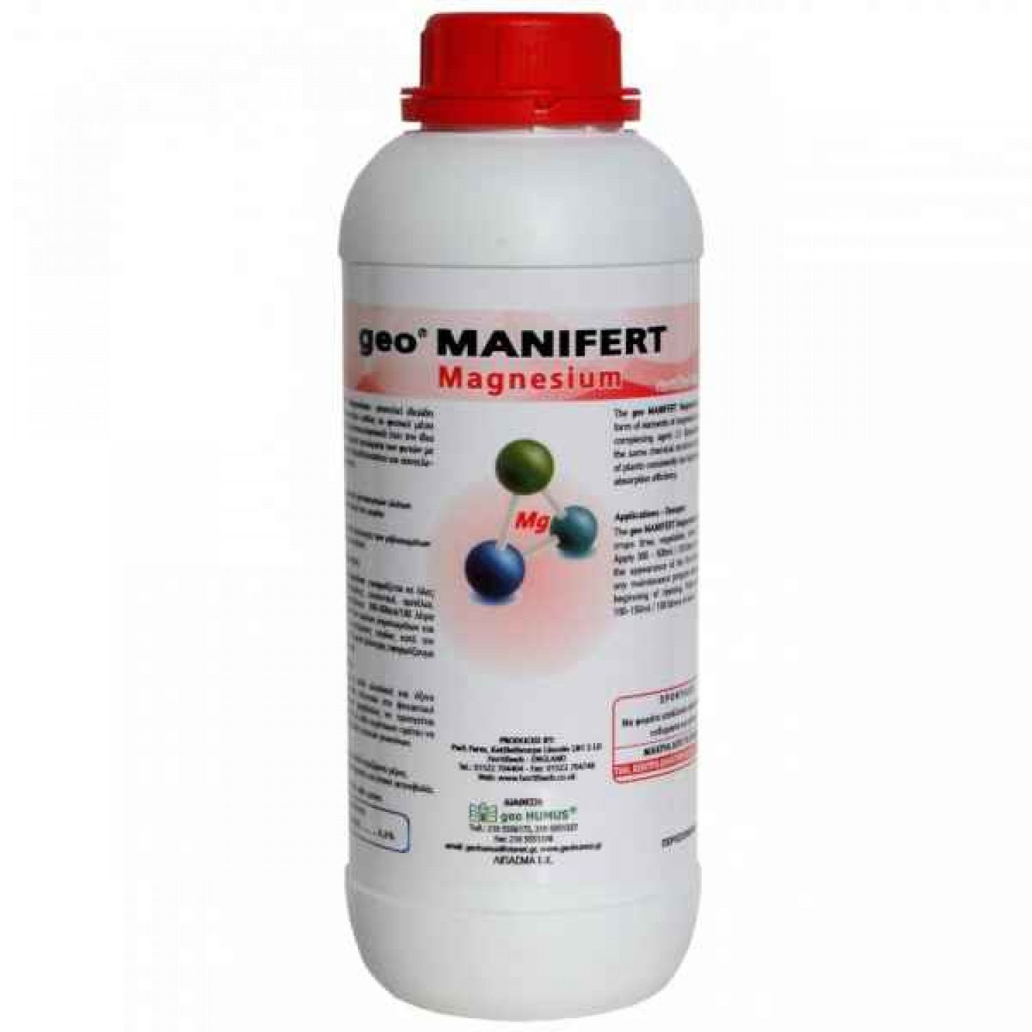 Geo MANIFERT Mg 1L Οργανικό Λίπασμα Μαγνησίου GEO HUMUS Geo MANIFERT Mg 1L Οργανικό Υγρό Λίπασμα Μαγνησίου GEO HUMUS® - Υγρά Οργανικά Λιπάσματα με Μαγνήσιο