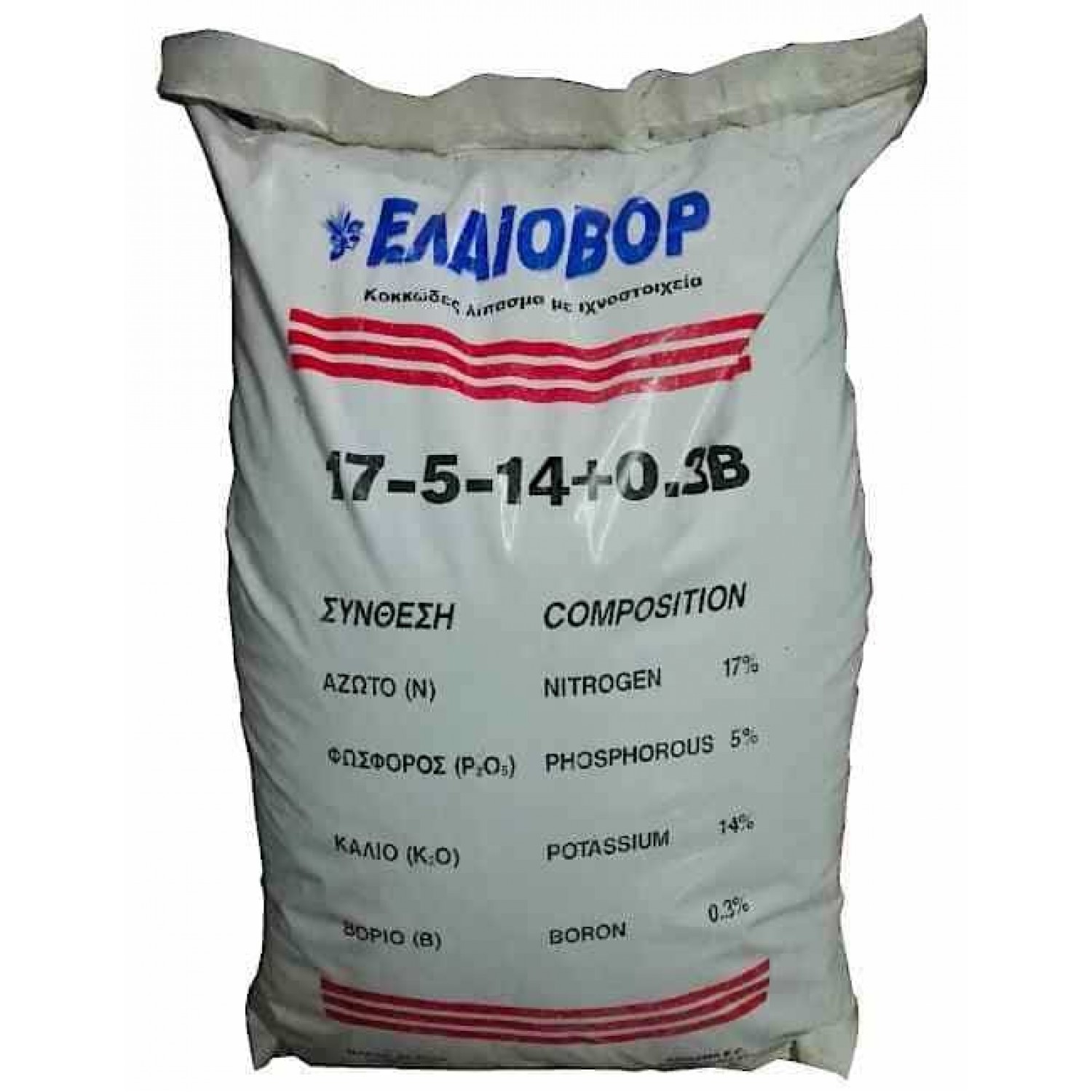 Ελαιοβόρ 17-5-14+0,3B 25kg Λίπασμα για Ελιές - Λιπάσματα Ελιάς & Ελαιοκαλλιέργειας