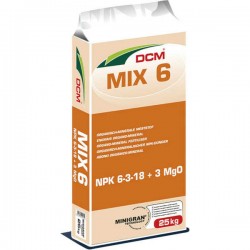Οργανικό Λίπασμα Mix 6 DCM (6-3-18+3ΜgO+28%ο.ο.) 25kg