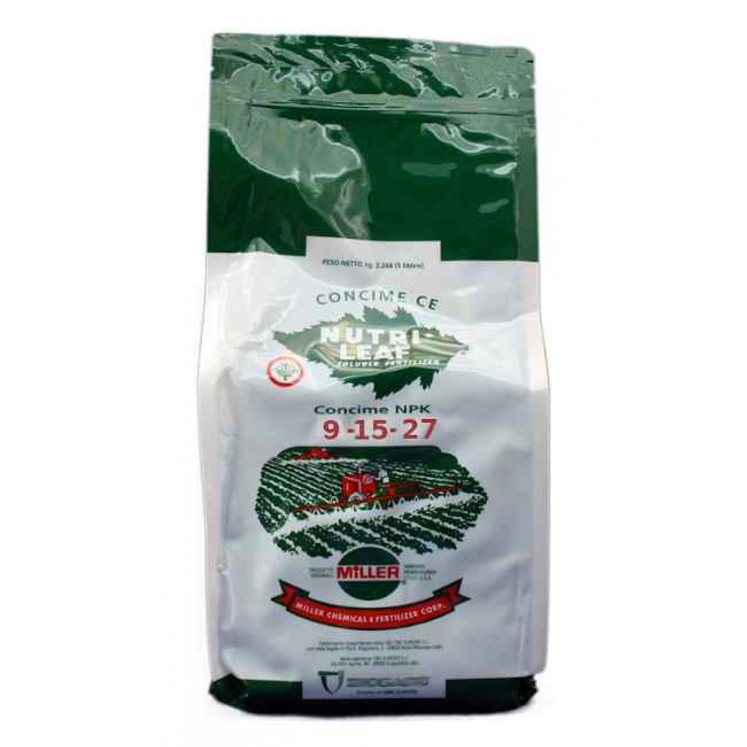 Λίπασμα Nutrileaf Miller 9-15-27 2,27kg | Κηπογεωργική