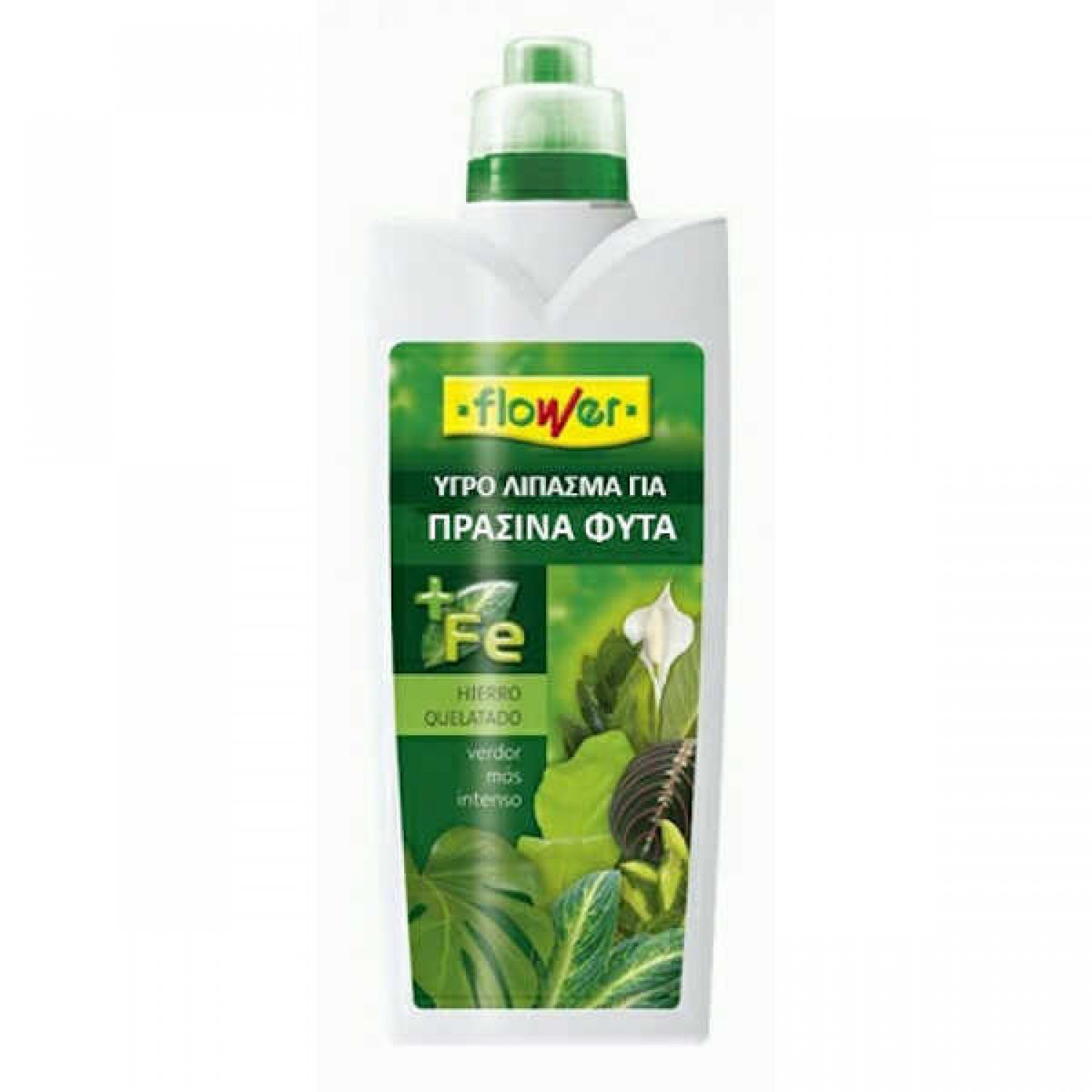 Λιπάσματα Υγρά για Πράσινα Φυτά με Σίδηρο 1L FLOWER