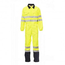 PAYPER Yellow Work Coverall Full Body-Reflective Tapes