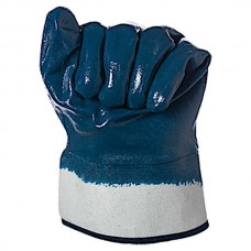Cotton Gloves Immersed in Nitrile NBR Blue 52/A