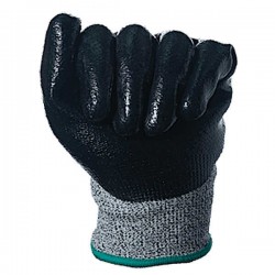 DYNEEMA Knit Gloves Fully Immersed in Nitrile