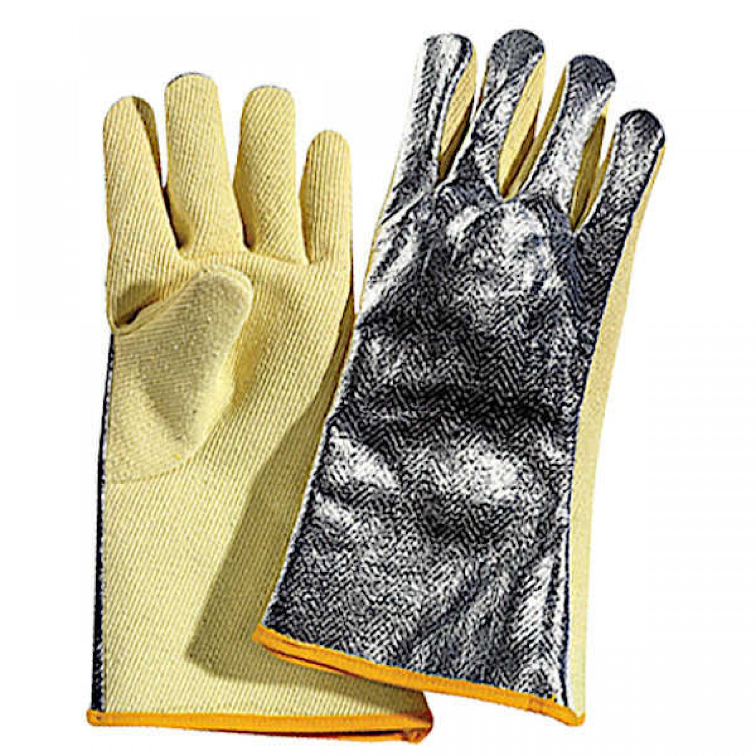 Aluminum-Aramid Heat-Resistant Gloves up to 250°C 38cm Aluminum-Aramid Heat-Resistant Gloves up to 250°C 38cm