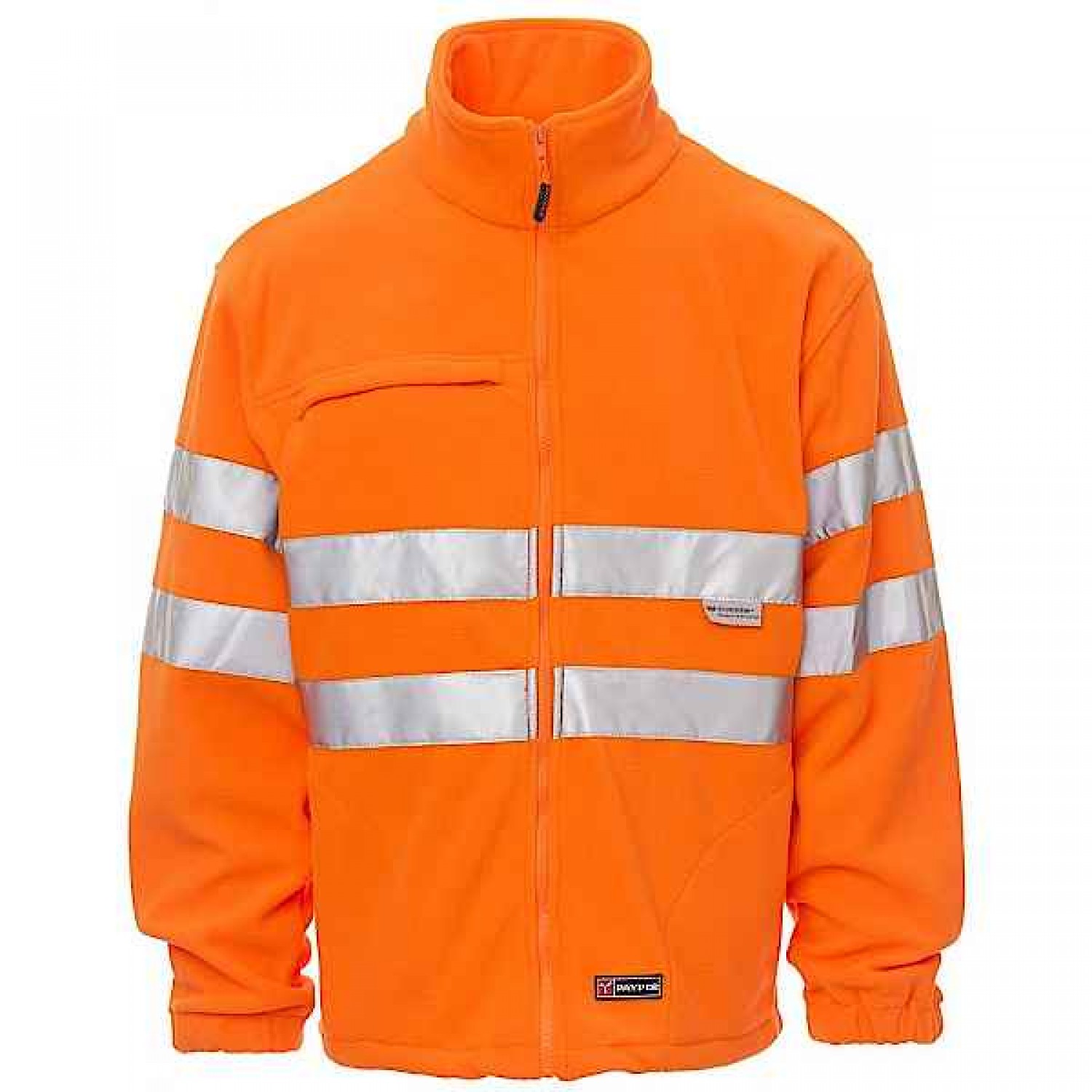 Ανακλαστικό Τζάκετ-Fleece Εργασίας Light Πορτοκαλί PAYPER Φθορίζον - Φθορίζοντα Jacket Δουλειάς Υψηλής Ευκρίνειας