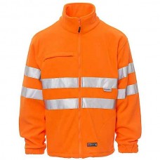Ανακλαστικό Τζάκετ-Fleece Εργασίας Light Πορτοκαλί PAYPER Φθορίζον - Φθορίζοντα Jacket Δουλειάς Υψηλής Ευκρίνειας