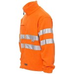 Ανακλαστικό Τζάκετ-Fleece Εργασίας Light Πορτοκαλί PAYPER Φθορίζον - Φθορίζοντα Jacket Δουλειάς Υψηλής Ευκρίνειας