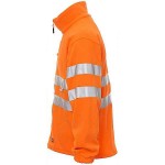 Ανακλαστικό Τζάκετ-Fleece Εργασίας Light Πορτοκαλί PAYPER Φθορίζον - Φθορίζοντα Jacket Δουλειάς Υψηλής Ευκρίνειας
