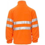 Ανακλαστικό Τζάκετ-Fleece Εργασίας Light Πορτοκαλί PAYPER Φθορίζον - Φθορίζοντα Jacket Δουλειάς Υψηλής Ευκρίνειας