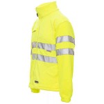 Ανακλαστικό Τζάκετ-Fleece Εργασίας Light Κίτρινο PAYPER Φθορίζον - Φθορίζοντα Jacket Δουλειάς Υψηλής Ευκρίνειας