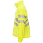 Ανακλαστικό Τζάκετ-Fleece Εργασίας Light Κίτρινο PAYPER Φθορίζον - Φθορίζοντα Jacket Δουλειάς Υψηλής Ευκρίνειας