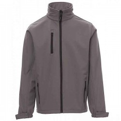 PAYPER Dublin Waterproof Softshell Work Jacket Grey - Windproof Work Jackets