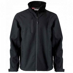 PAYPER Dublin Waterproof Softshell Work Jacket Black - Windproof Work Jackets