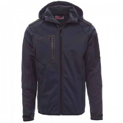 PAYPER Extreme Waterproof Softshell Work Jacket & Hood Blue - Softshells Work Jackets