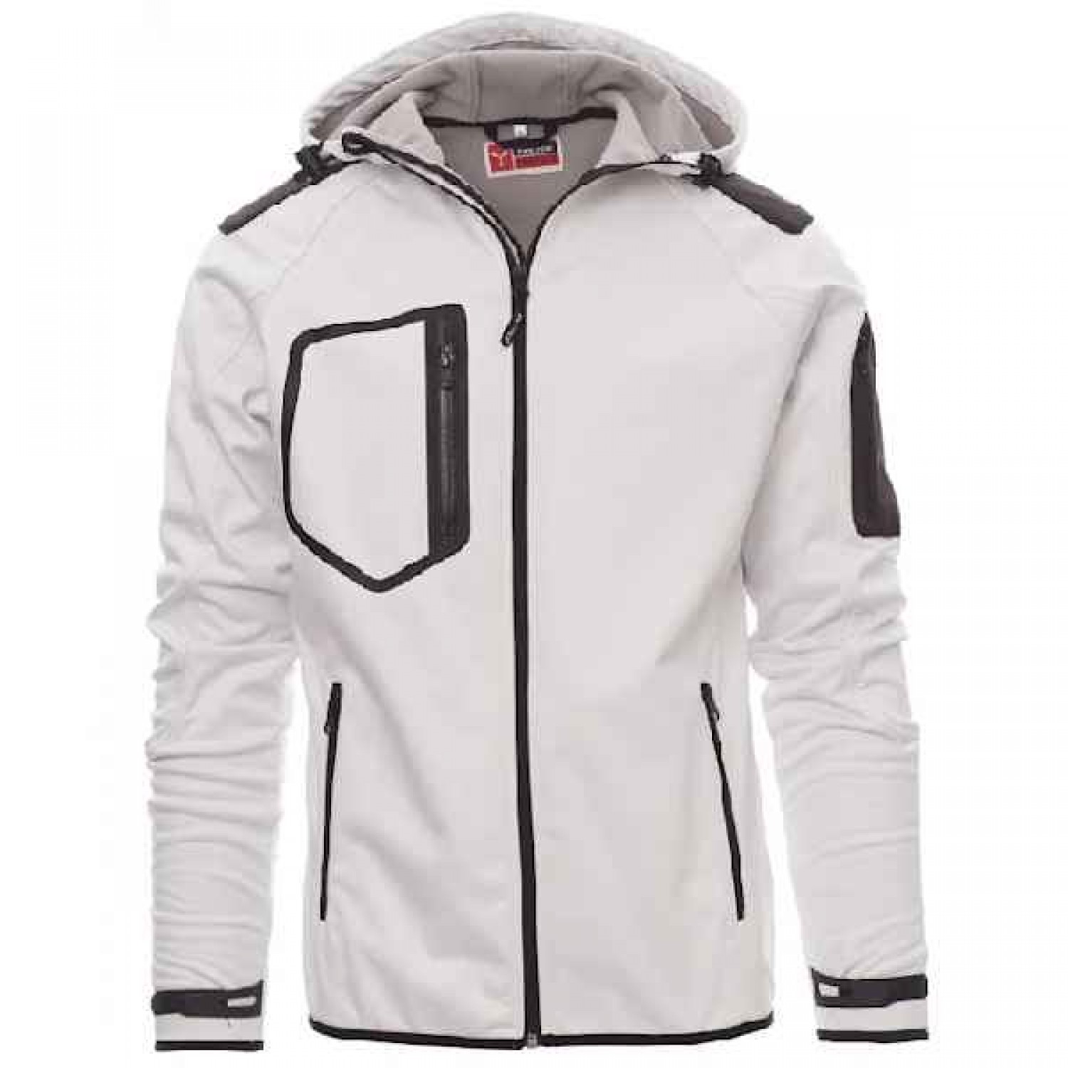 PAYPER Extreme Waterproof Softshell Work Jacket & Hood White - Softshells Work Jackets